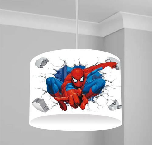 Spiderman ceiling drum light - spiderman,